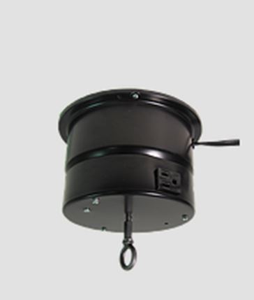 Ceiling Turner Display - 40 LB Capacity with Electric Outlet